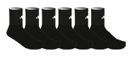 Adidas Team Quarter Sock 6-pack