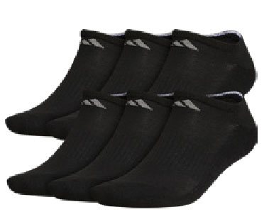 Adidas Team NoShow Sock 6-Pack