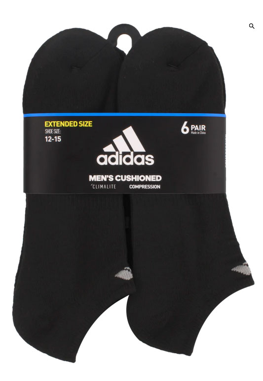 Adidas Team NoShow Sock 6-Pack
