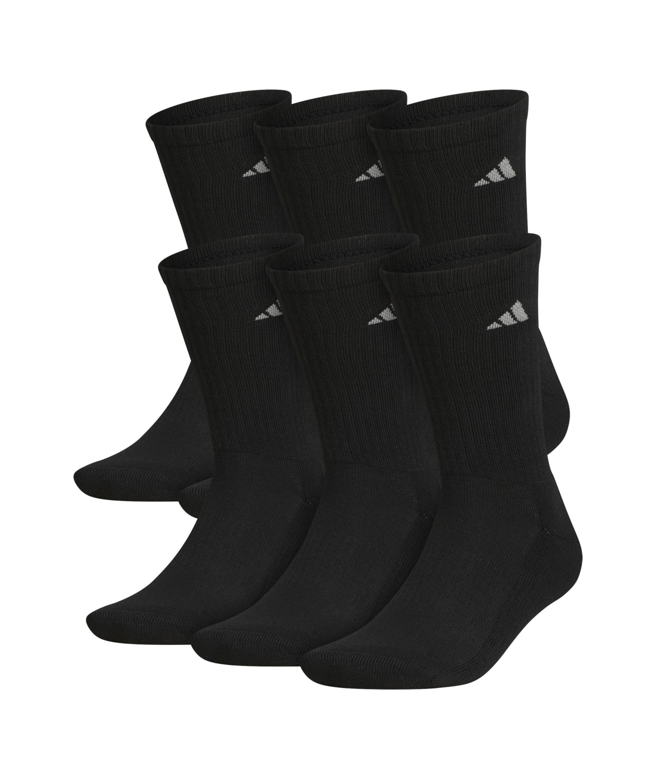 Adidas Cushioned Sock 6pk Crew BK