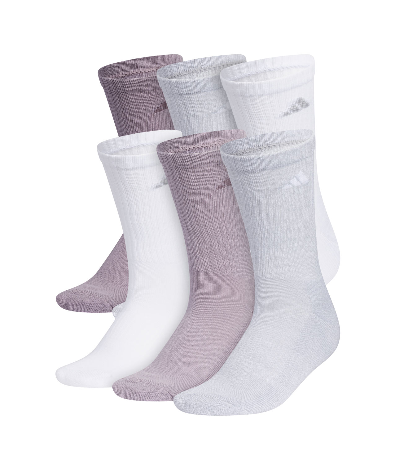 Adidas Cushioned Sock 6pk Crew Womens Multi